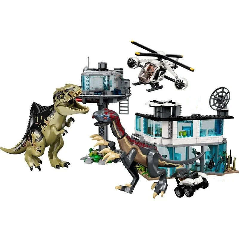 Dinosaur Park 76949 Giganotosaurus & Therizinosaurus Attack Base Building Blocks