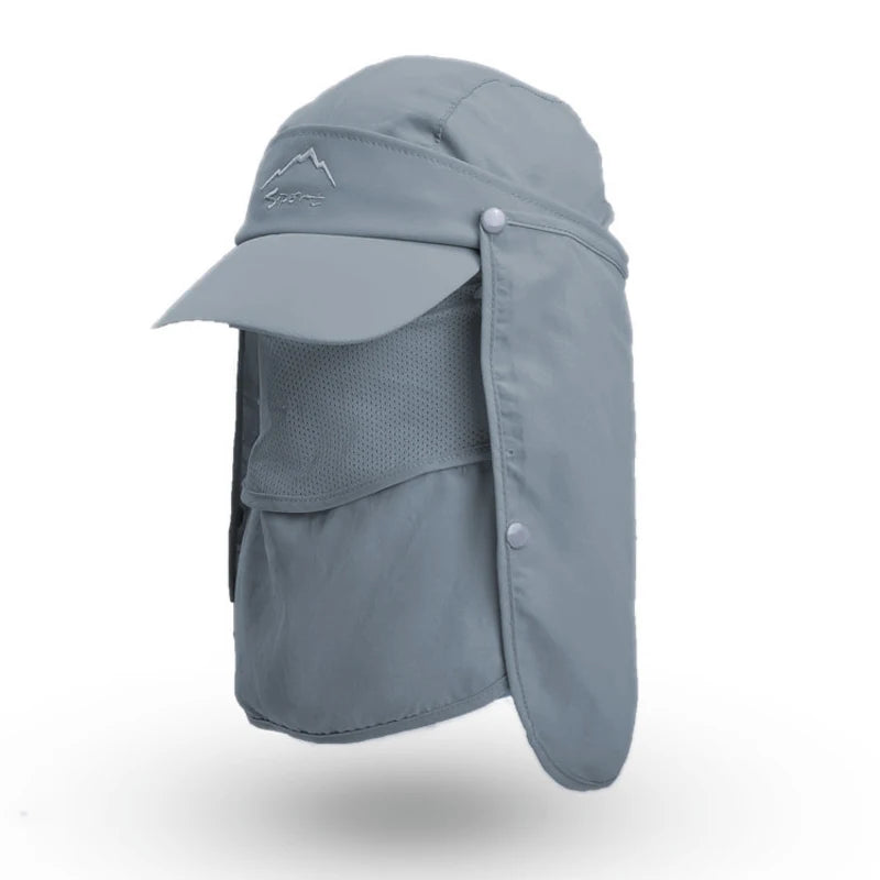 9071-Multifunctional sun hat summer speed dry outdoor fishing hat man sun hat baseball cap male cross-border