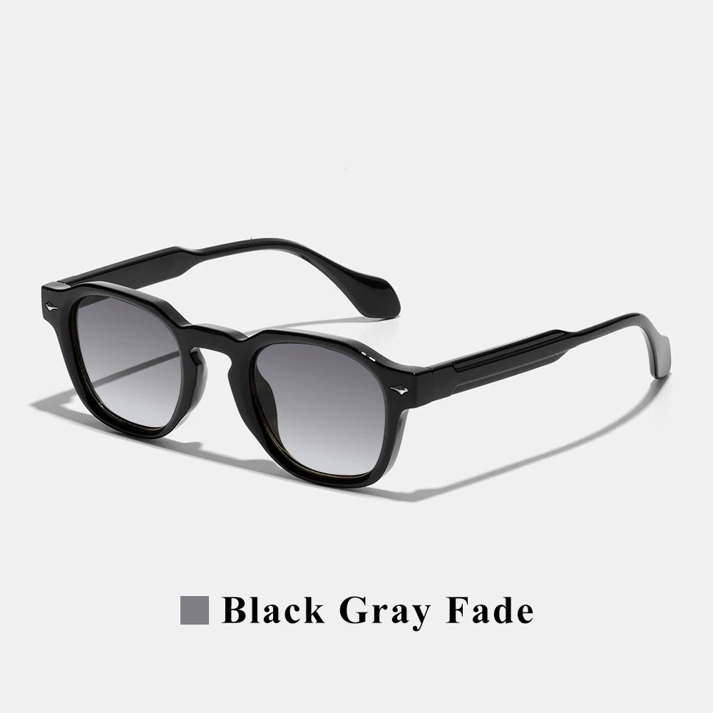 Ruiao 2026 Retro round Sunglasses Unisex Designer Luxury Vintage Shades Eyewear for Small Faces Fashionable Sun Glasses