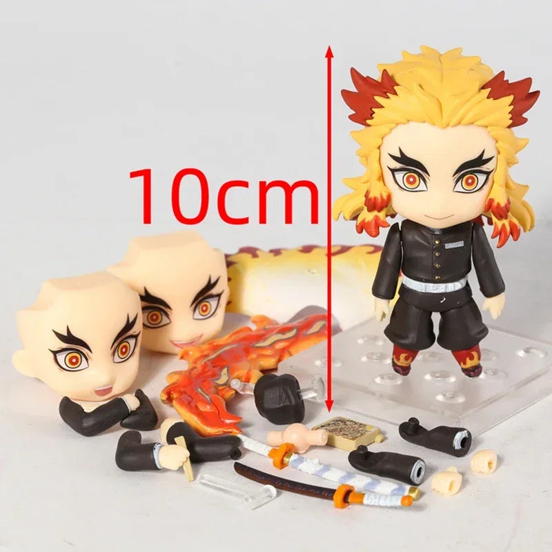 New 1541 Kyojuro Rengokuo  Gotouge Manga Series Demon Slayer Action Figures