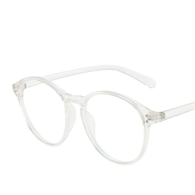 Retro Literary Glasses Large Frame Fashion Glasses Men and Women Fashion Simple Anti-blue Light Glasses
