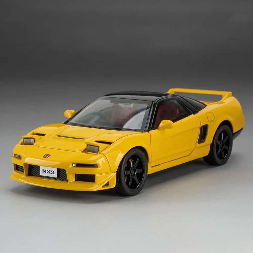 1:32 Honda NSX Accord Alloy Model Toys Miniature Cars Diecast Vehices Doors Opened with Sound Light Pull Back Toy Kids Presents