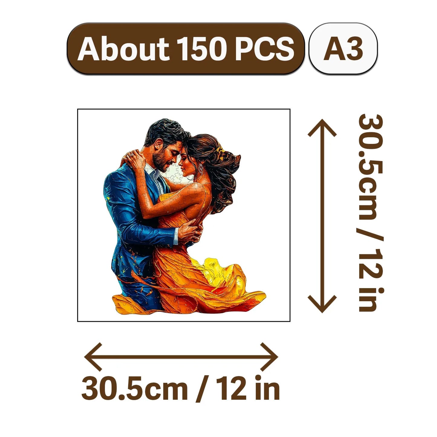 Nowadays Retro Art Style Wooden Jigsaw Puzzle Wood Home Decor Painting Christmas and Halloween Gift Toy for Teen and Kid