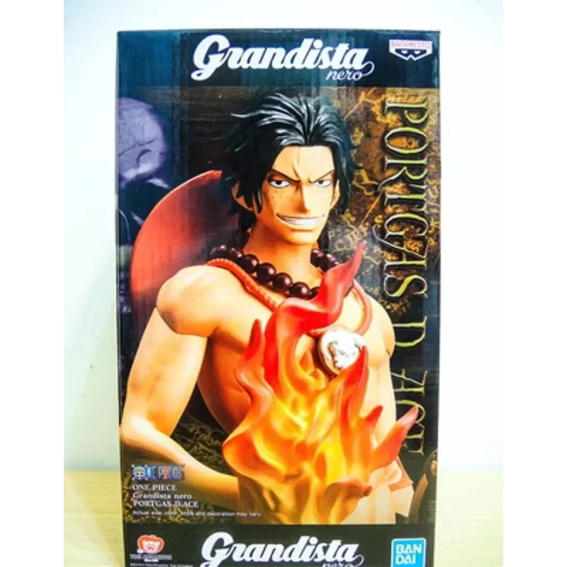 【IN STOCK】Original Banpresto Grandista Nero One Piece Portgas D. Ace 28cm Figure PVC Collectible Model Toy Gift