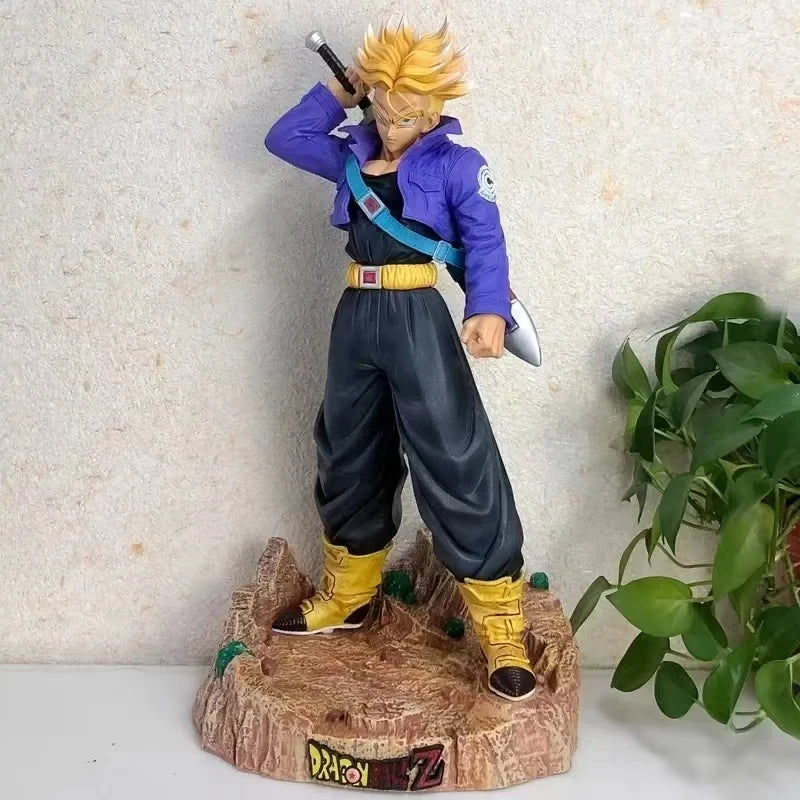 23CM/9" Dragon Ball Z Anime Figurine Trunks Figure Super Saiyan Trunk PVC Model