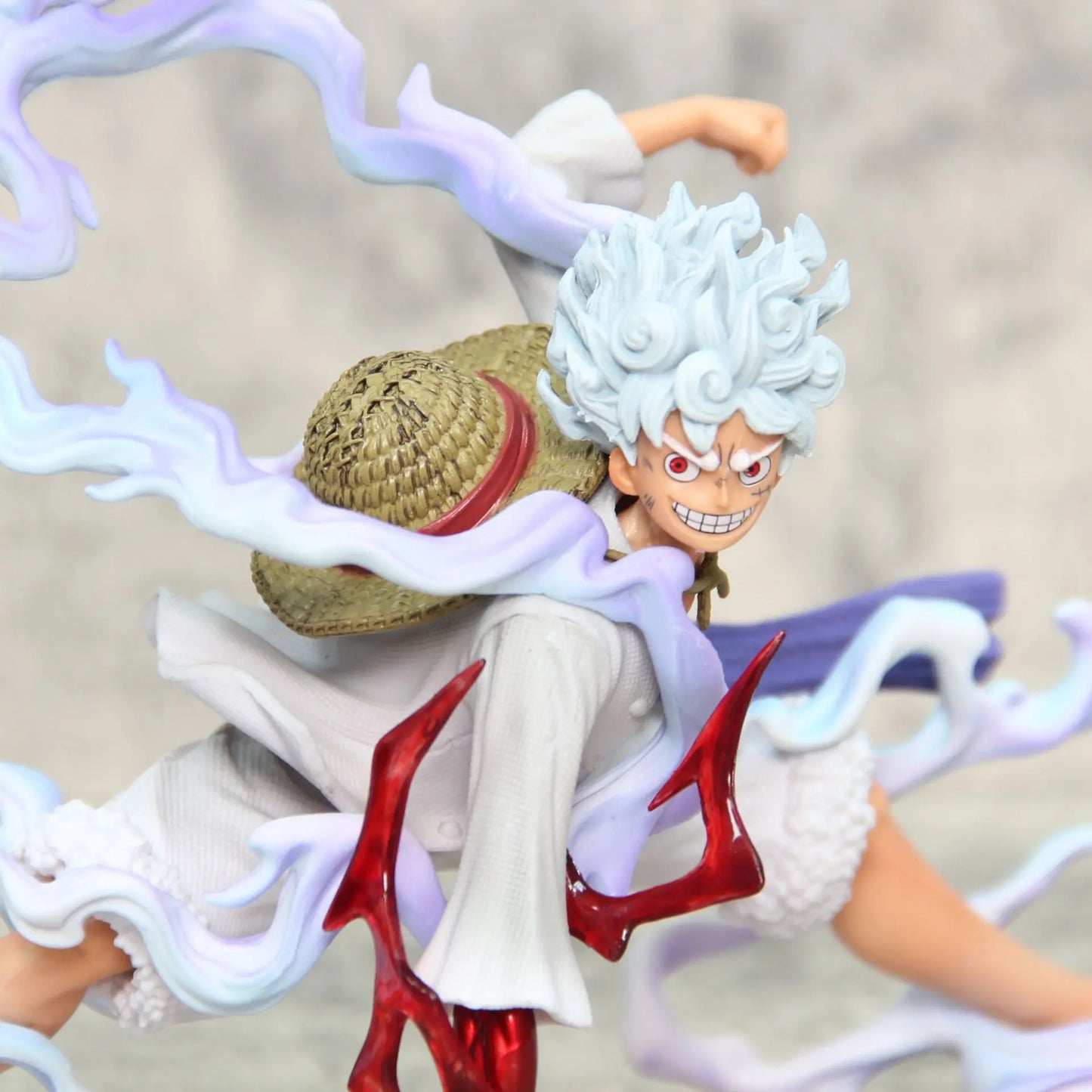 18cm, 7inch One Piece Sun God Nica Luffy awakens in 5th gear Action Figure Model