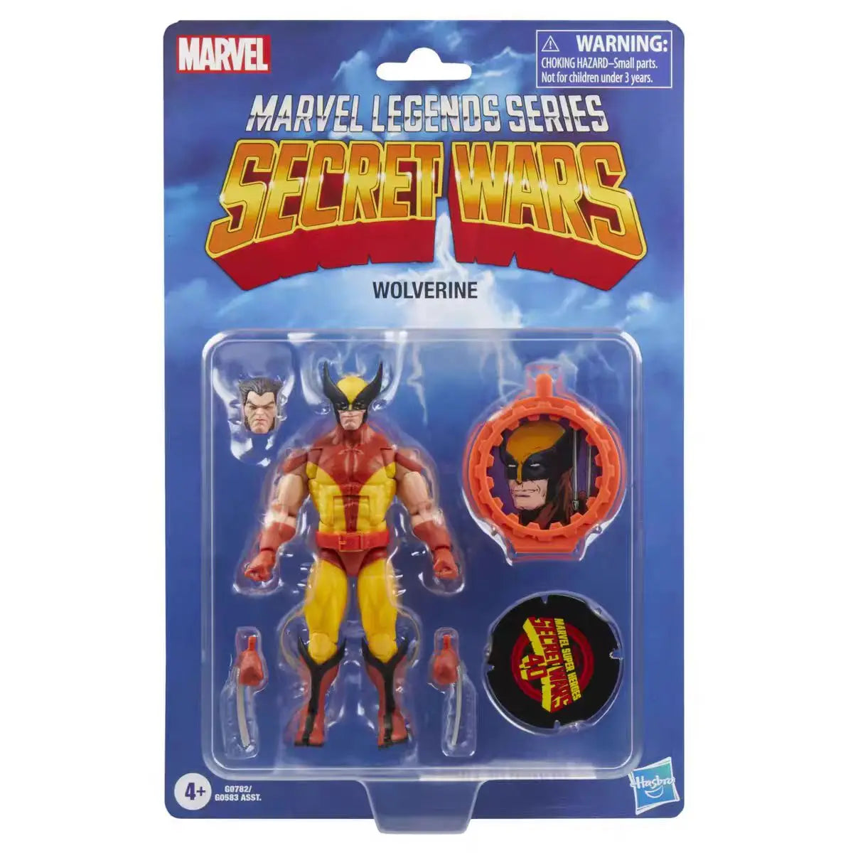 Original Hasbro Marvel Legends Series Secret Wars Wolverine Action Toy Figure
