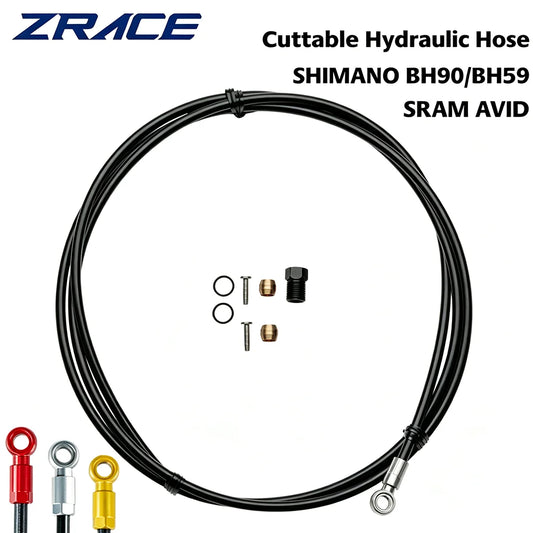 ZRACE 1700mm  Cuttable Hydraulic Brake Hose for X0 / XX / E9 / E7 / E5 / E3/ SHIMANO / SRAM / AVID, BH90 / BH59