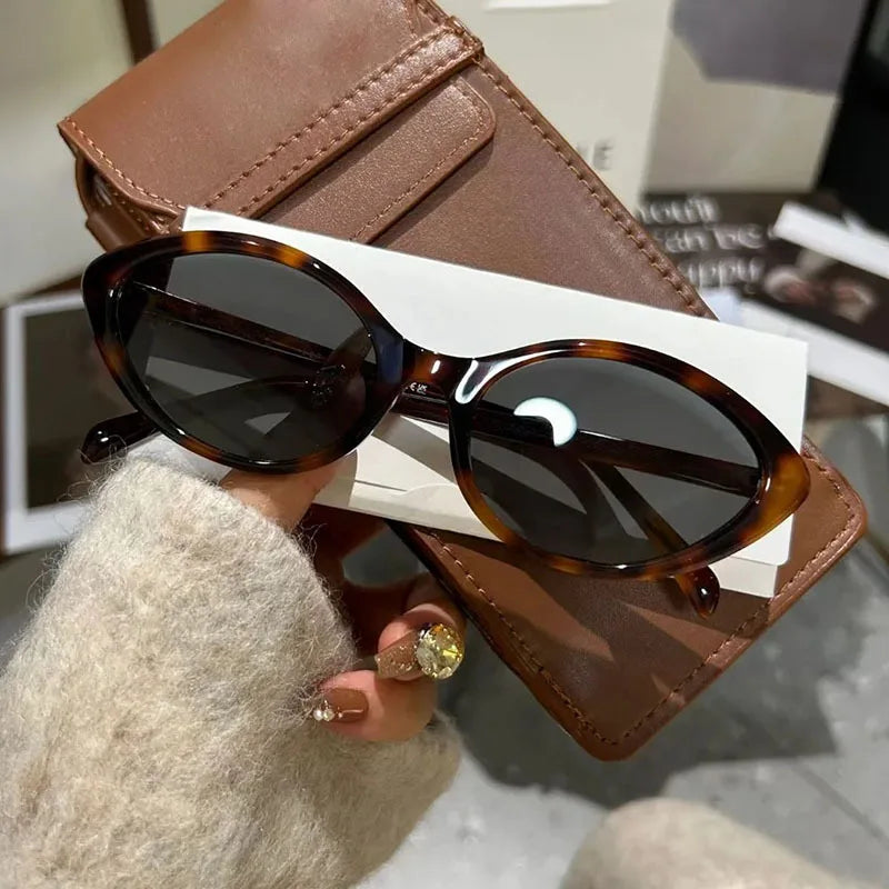 JNPCXI New Ins Popular Fashion Cat Eye Women Sunglasses Shades UV400 Retro Candy Color Men Sun Glasses