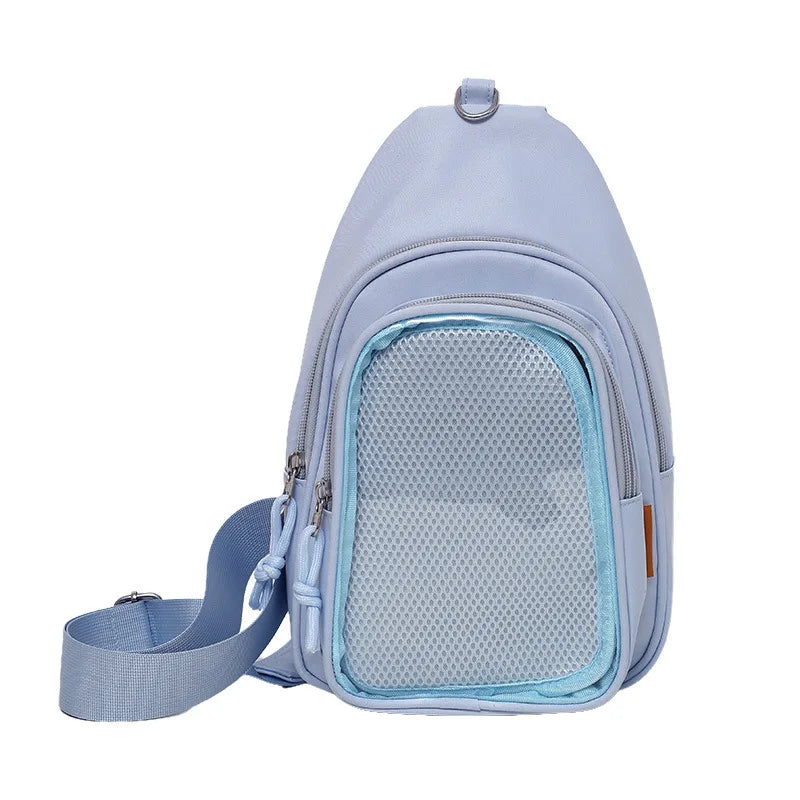 Kawaii Japanese Itabag Girls Soft Nylon Backpack Crossbody Bags 10CM Doll Women With Display Plate Cross Body Sling Pouch 2026
