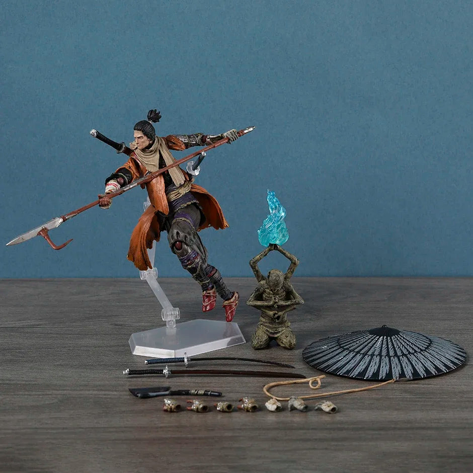 6" Figma 483-DX Shadows Die Twice Sekiro Movable Action Figure Model Collection