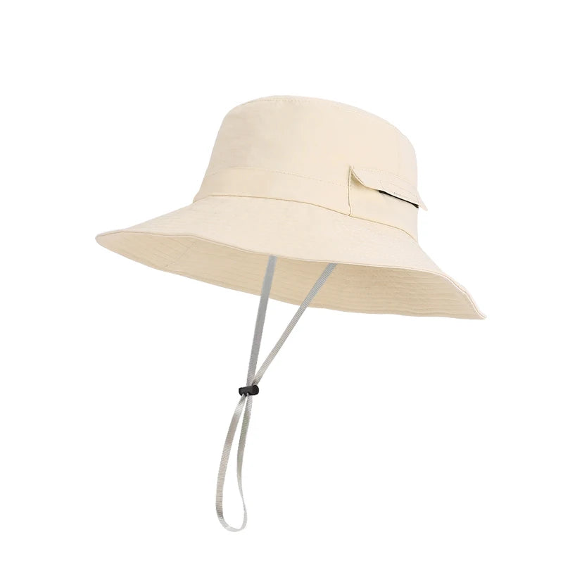 6153-New Spring and Summer Sun Hat for Men - Mountain Climbing and Camping Sun Protection Hat -Quick-Drying WideBrimFishermanHat