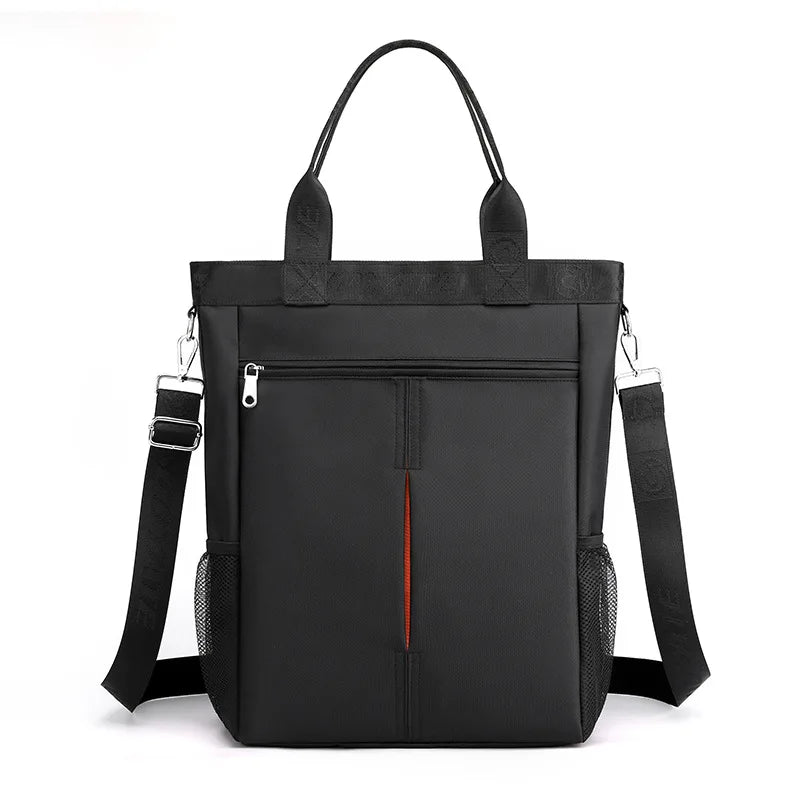 Men's Busin Casual Laptop Bag 4/5.6 Inch Notebook Cuter Bag Simple Leisure Single oulder Bag Ox Cloth Zipper purses and handbags