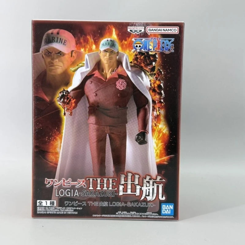 【IN STOCK】Original Banpresto One Piece The Shukko Logia Sakazuki Akainu 19cm Figure PVC Collectible Model Toy Gift