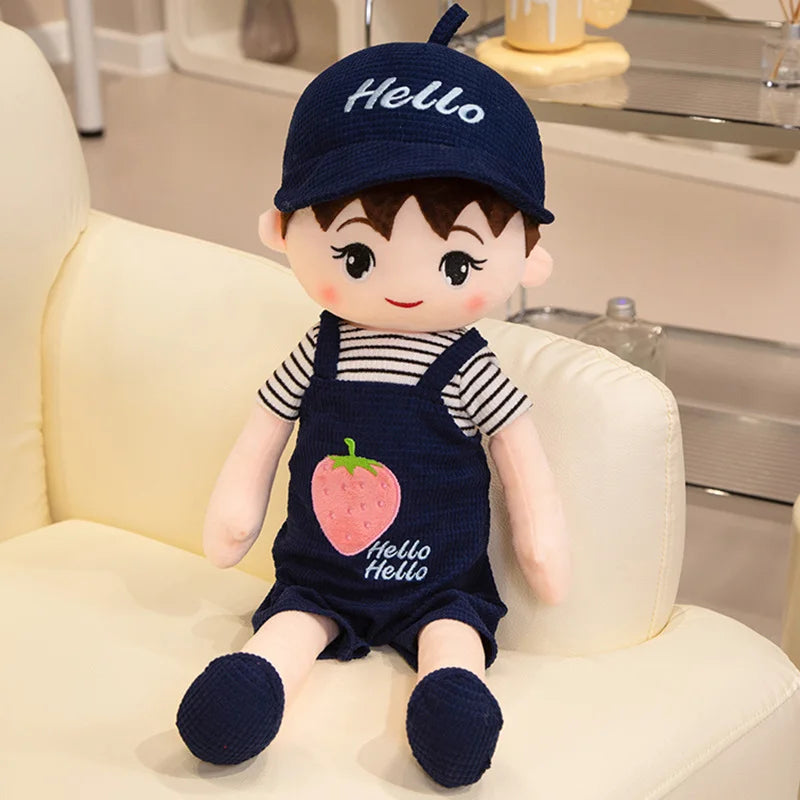 Kawaii Plush Girl Dolls  Soft Stuffed Dolls Lovely Plush Toys Girl Toys Kids Birthday  Gift Hat Skirt Sweetheart Rag Doll