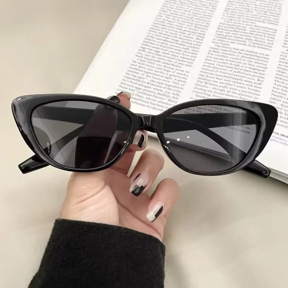 Cat Eye Sunglasses Woman Retro Classic Sun Glasses Female  Street Beach Sunglass