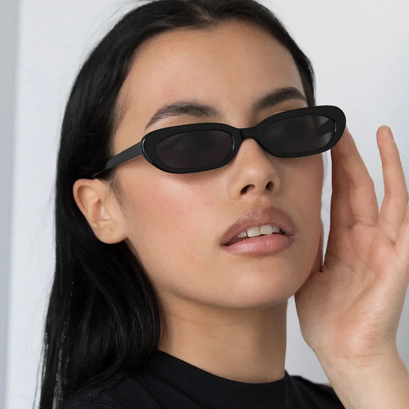 JNPCXI New Retro Small Rectangle Candy Color Sunglasses Women Fashion Trending Rivets Men Leopard Sun Glasses Shades UV400