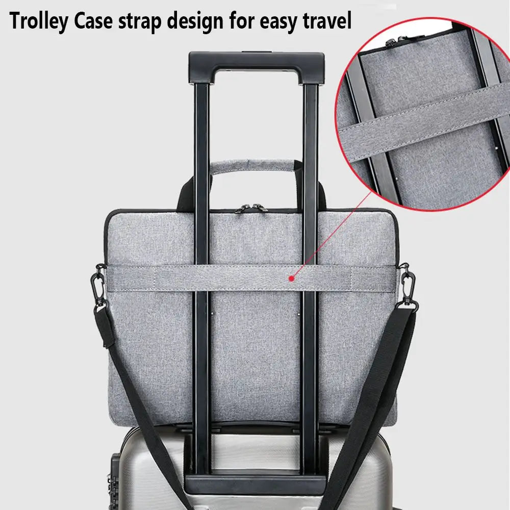 13.3-15.6in Laptop Handbag Shockproof Sleeve Case Laptop Protective Cover Black