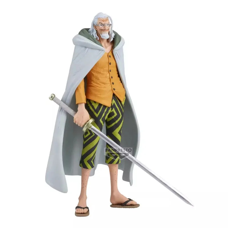 【IN STOCK】Original Banpresto King Of Artist One Piece Silvers Rayleigh 20cm Figure PVC Collectible Model Toy Gift