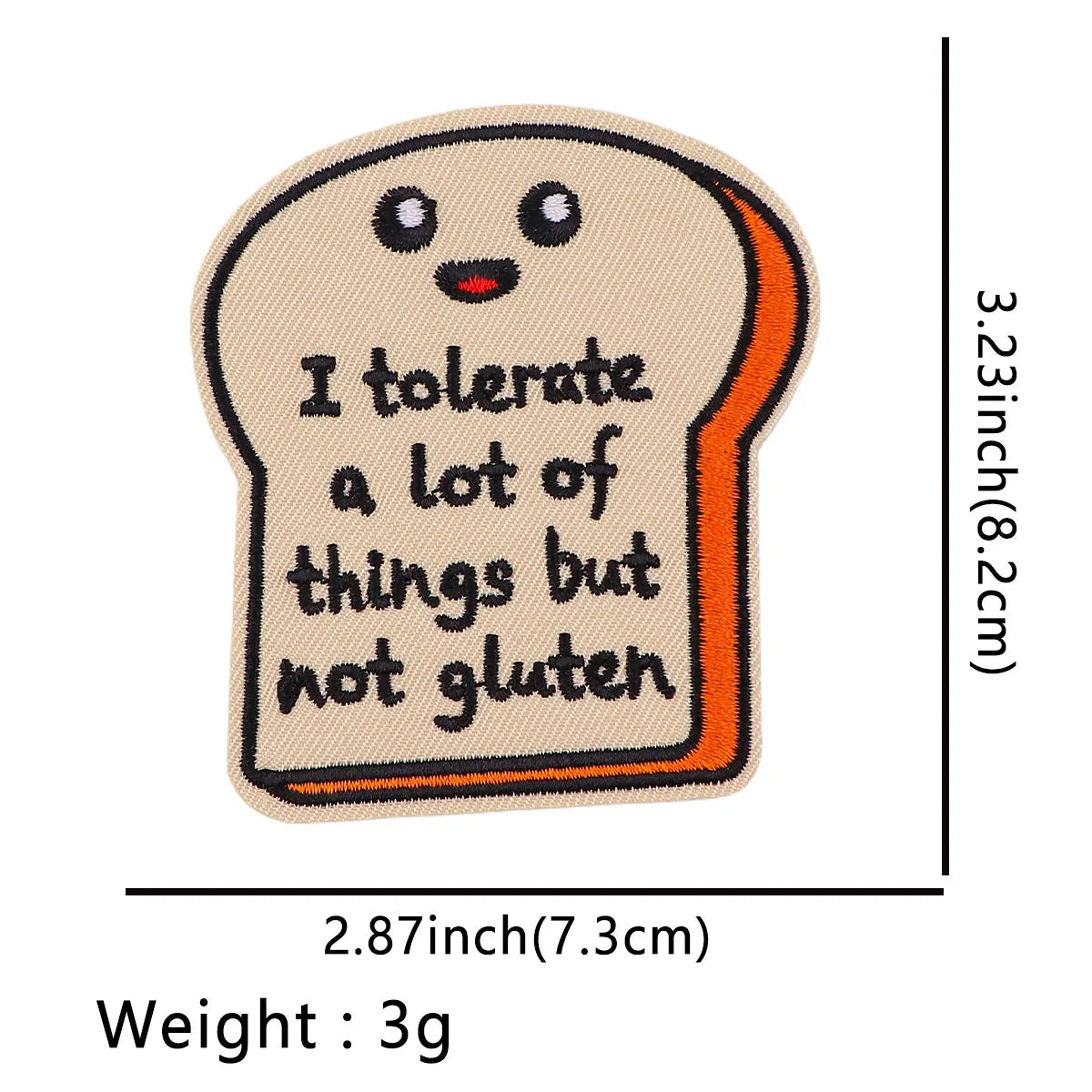 Funny Quotes Embroidered Patches for Clothing Koi Patches on Clothes Stickers Iron on Patches Animal Stripes Diy Appliques