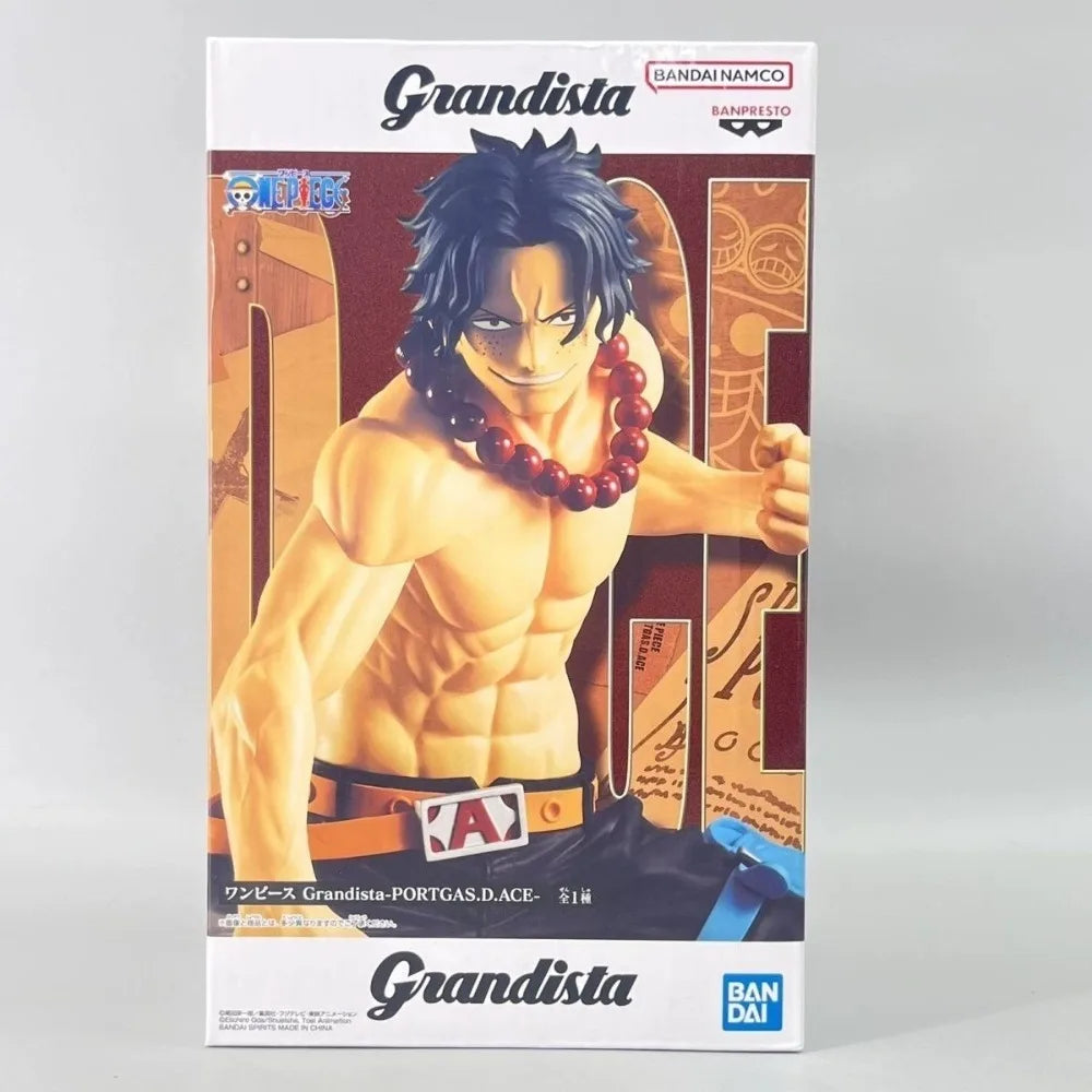 【IN STOCK】Original Banpresto Grandista One Piece Portgas D. Ace 28cm Figure PVC Collectible Model Toy Gift