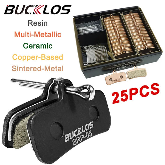 25 Pairs Bicycle Disc Brake Pad for Shimano Saint Br-M810 M820 Zee M640 Xtr-M9120 Deore Xt Br-M8020 M8120 M6120 Br-Mt420 Mt520