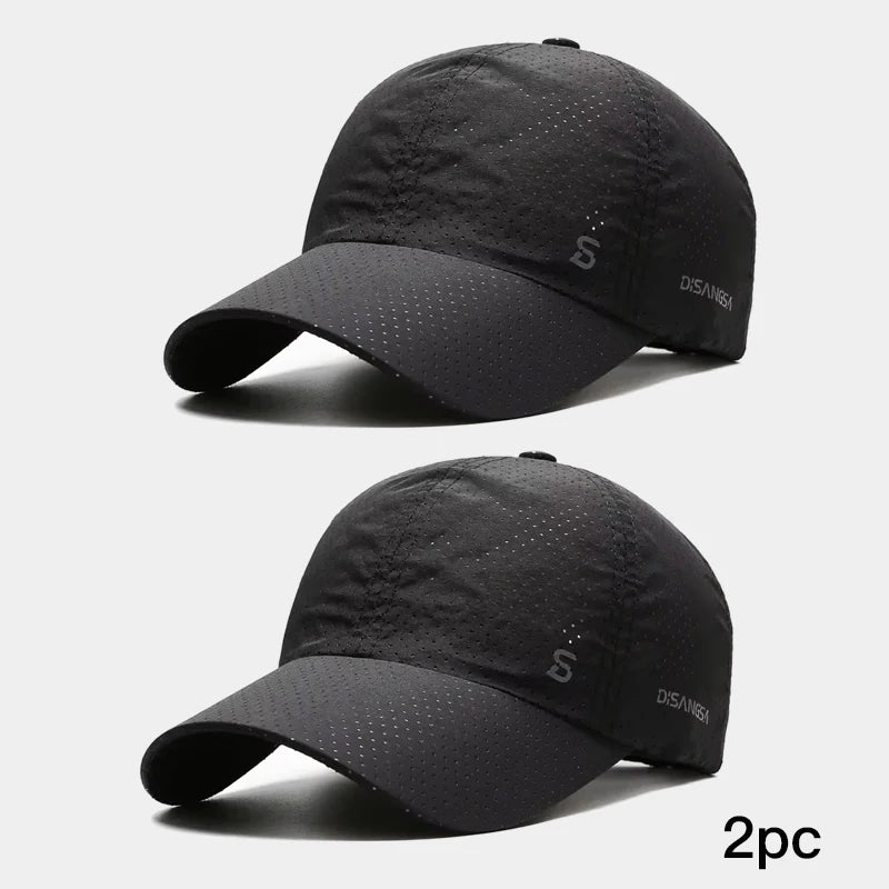Running Cap Thin Quick Drying Breathable Hats, Men's Sun Fishing Baseball Cap