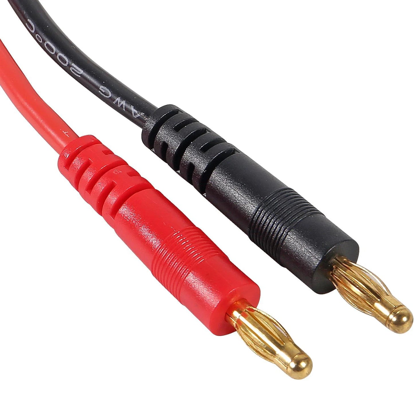 XT60 Charging Cable,Connector Plug to 4mm Banana Connector Adapter Charger 14AWG 30CM Cable Connector,RC Battery Charge
