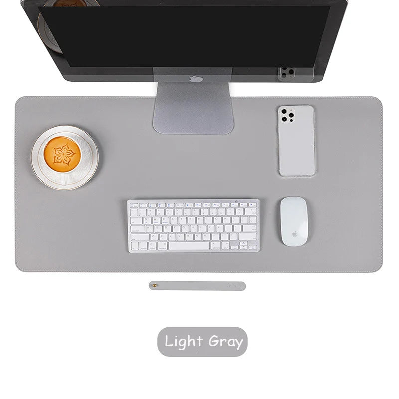 Protector PU Desk Mat Large Size Office Waterproof Mouse Pad XXL Desktop Gaming MousePad Mouse Mat Computer Accessories