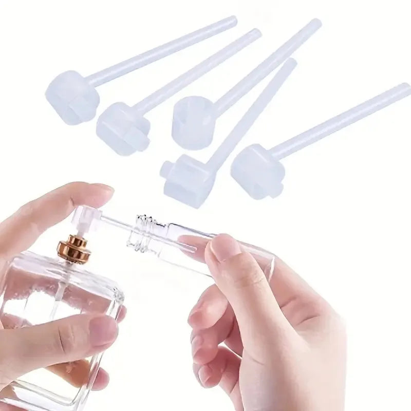 10/30/50pcs Refillable Perfume Dispenser Pump, Diffuser Funnel Cosmetic Pump Distributor, Portable Perfume Filling Tool