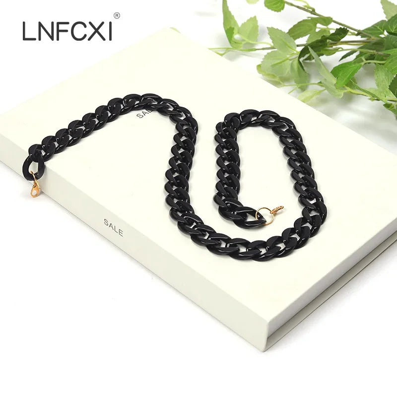 New Fashion Men Women Neck Chain for Mask Glasses Acrylic Sunglasses Chains Lanyard Reading Eyeglasses Cord Neck Strap Rope