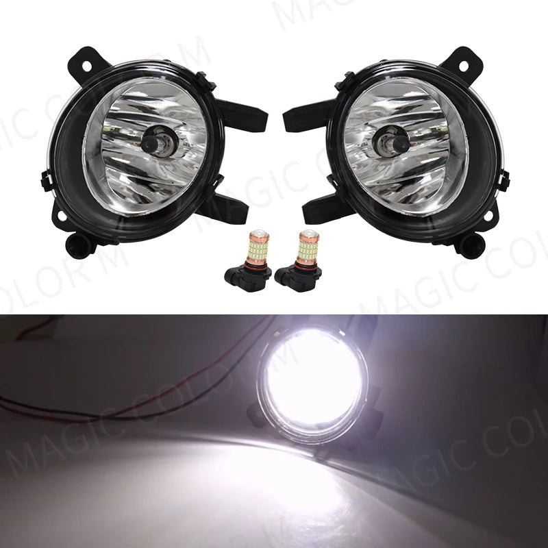 For BMW F20 F21 F22 F23 F45 F46 F30 F31 F34 F35 LED Fog Light Headlight Front Driving Lamp Waterproof Auto Car Accessories 12V