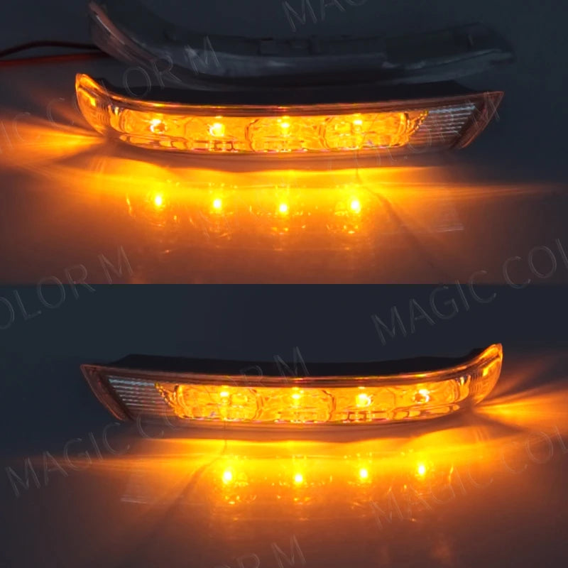 Side Rear View Mirror Turn Signal Lamp Blicker For Hyundai Santa Fe Fantafe Veracruz IX55 2007-2012 LED Repeater Light Rearview