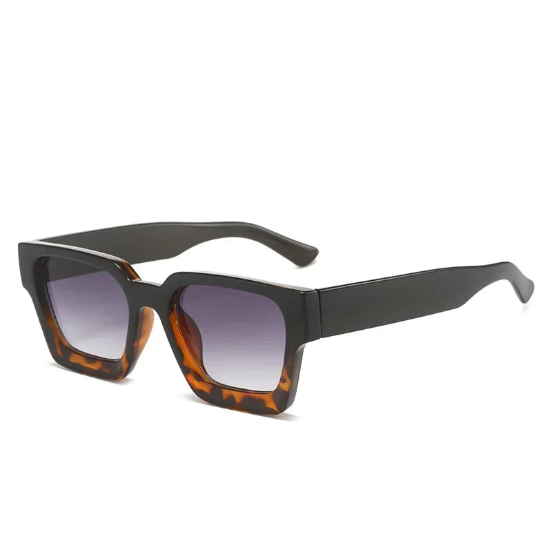 JNPCXI Fashion Square Women Luxury Sunglasses Retro Gradient Blue Designer Men Trending Sun Glasses Shades UV400