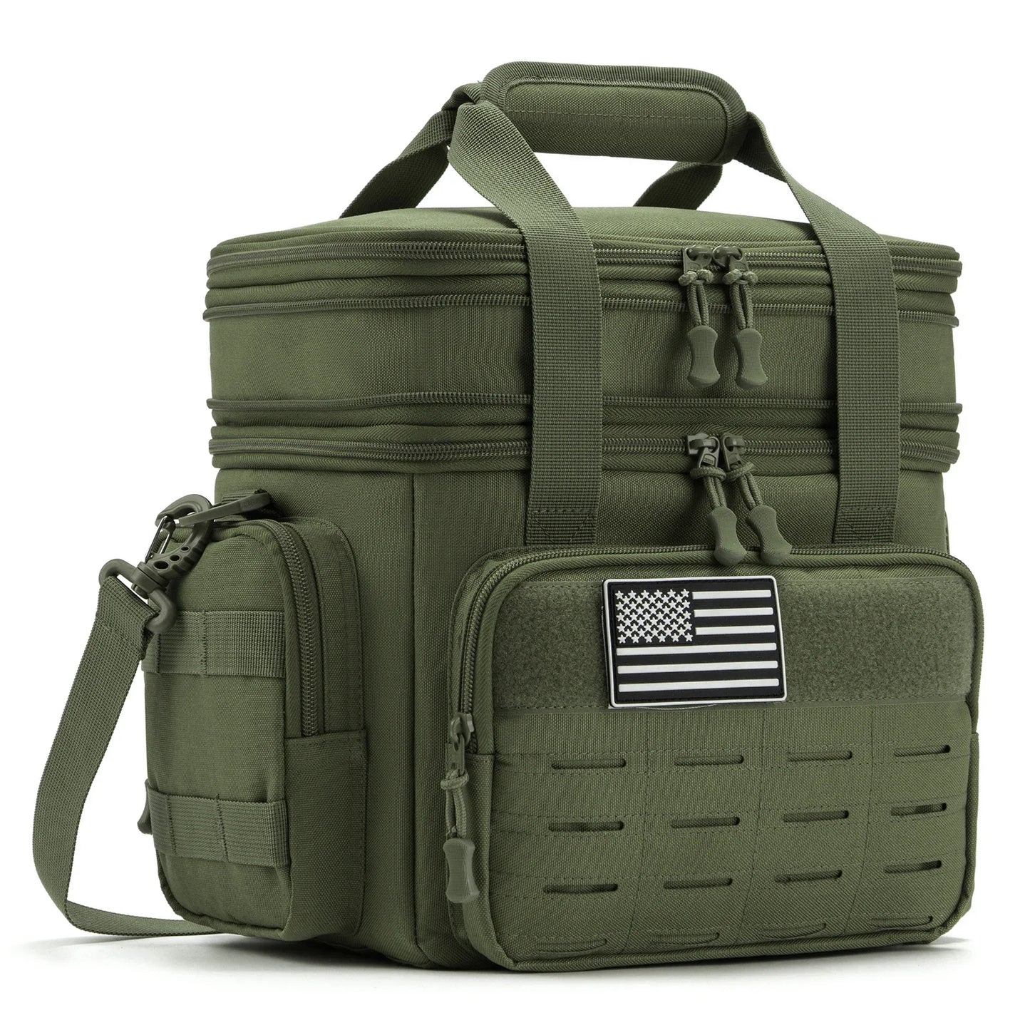 18L Tactical Lunch Box Insulated Cooler Bag for Men Heavy Duty Leakproof Work