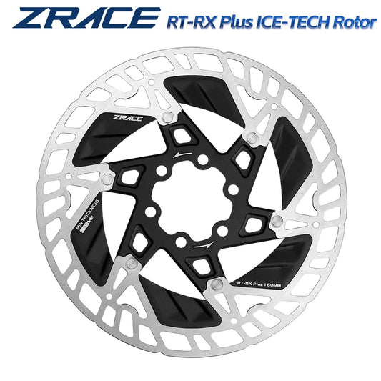 ZRACE RT-RX Plus ICE-TECH 6 Screw Disc Rotor 160mm Road Disc Brake Ultralight Strong Heat Dissipation Floating Rotor