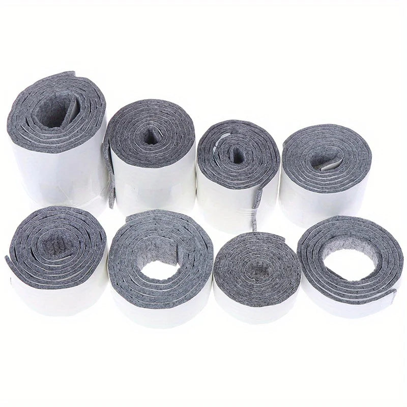 100cm/Roll Self-Adhesive Felt Furniture Leg Pad Anti-Slip Mat Floor Protector Wear-Resisting Table Chair Legs Sticky Back Bumper