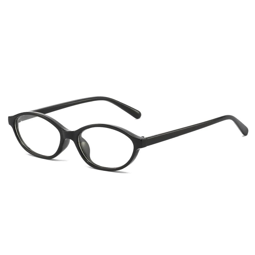 JNPCXI New Vintage Oval Glasses Frame Women Fashion Jelly Tea Clear Anti-Blu-Ray Lens Eyewear Men Optical Frame