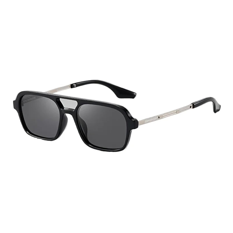 Men'S Stylish Black Square Fashion Glasses Lightweight & Durable for Casual or Formal Occasions Everyday Eyewear Modern Eyewear