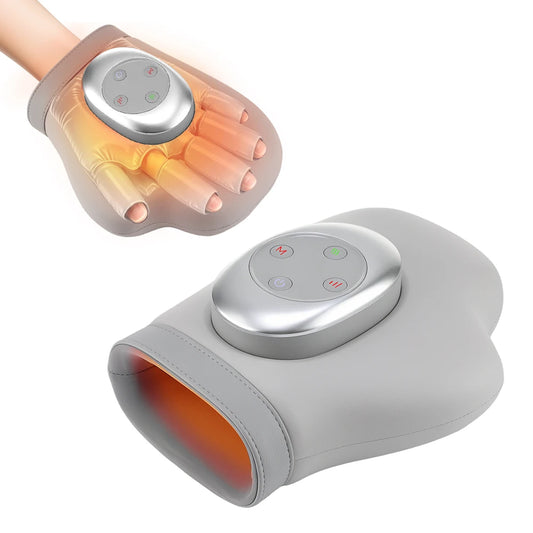 Hand Massager with Airbag Compression Finger Wrist Palm Massage Machine Vibration Kneading Massage Glove for Hand Muscle Relax