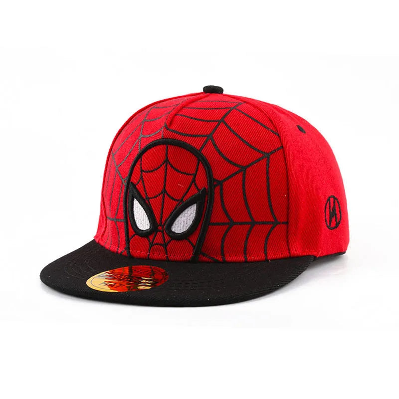 Anime Cartoon Spiderman Hats for Kids Baseball Cap Season Adjustable Caps