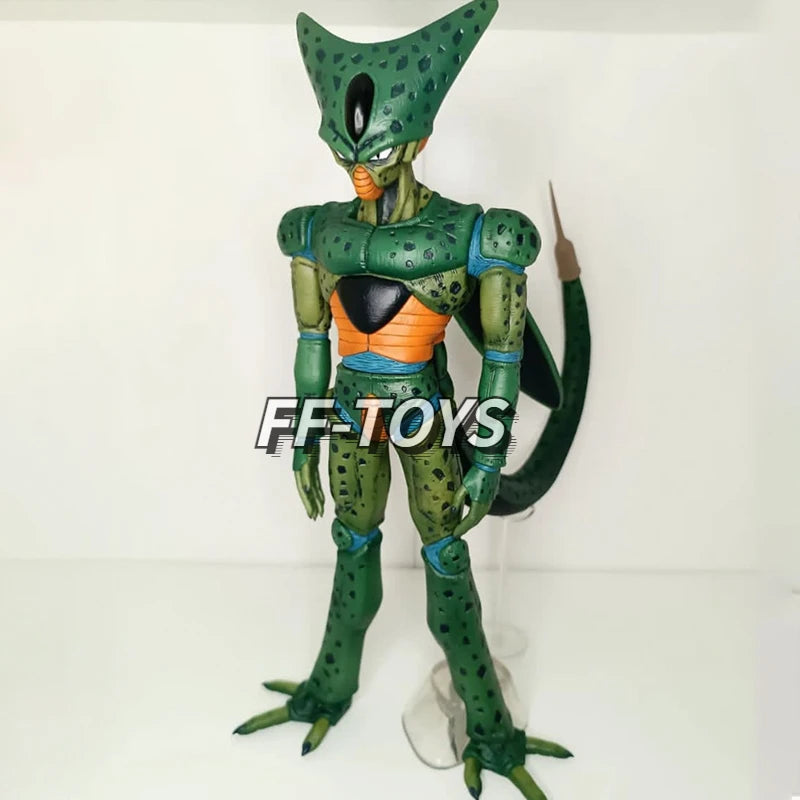 In stock Dragon Ball Z Cell First Form Figure Cell Figurine 30cm PVC Action Figures Collection Model Toy for Children Anime Gift