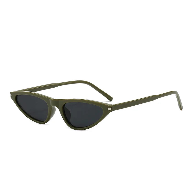 JNPCXI Y2K Punk Sexy Cat Eye Sunglasses Women Luxury Fashion Small Frame Triangle Sun Glasses Vintage Outdoor Shades UV400
