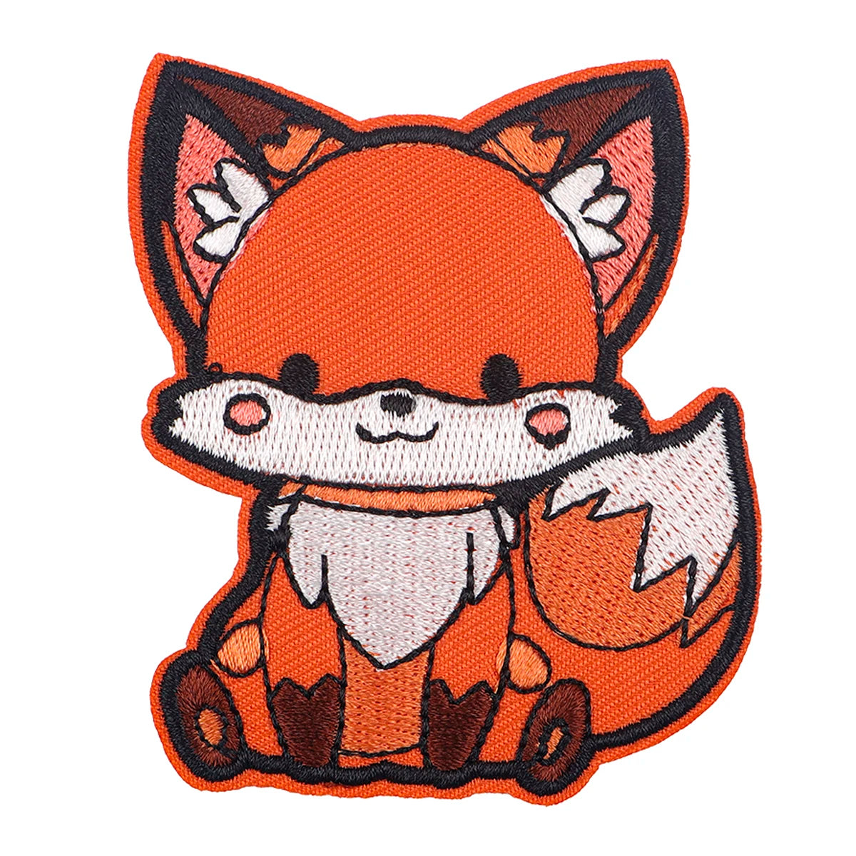 Cute Fox Embroidery Patch Cartoon Animal Iron On Patches For Clothing Thermoadhesive Patches On Clothes DIY Sew Badges