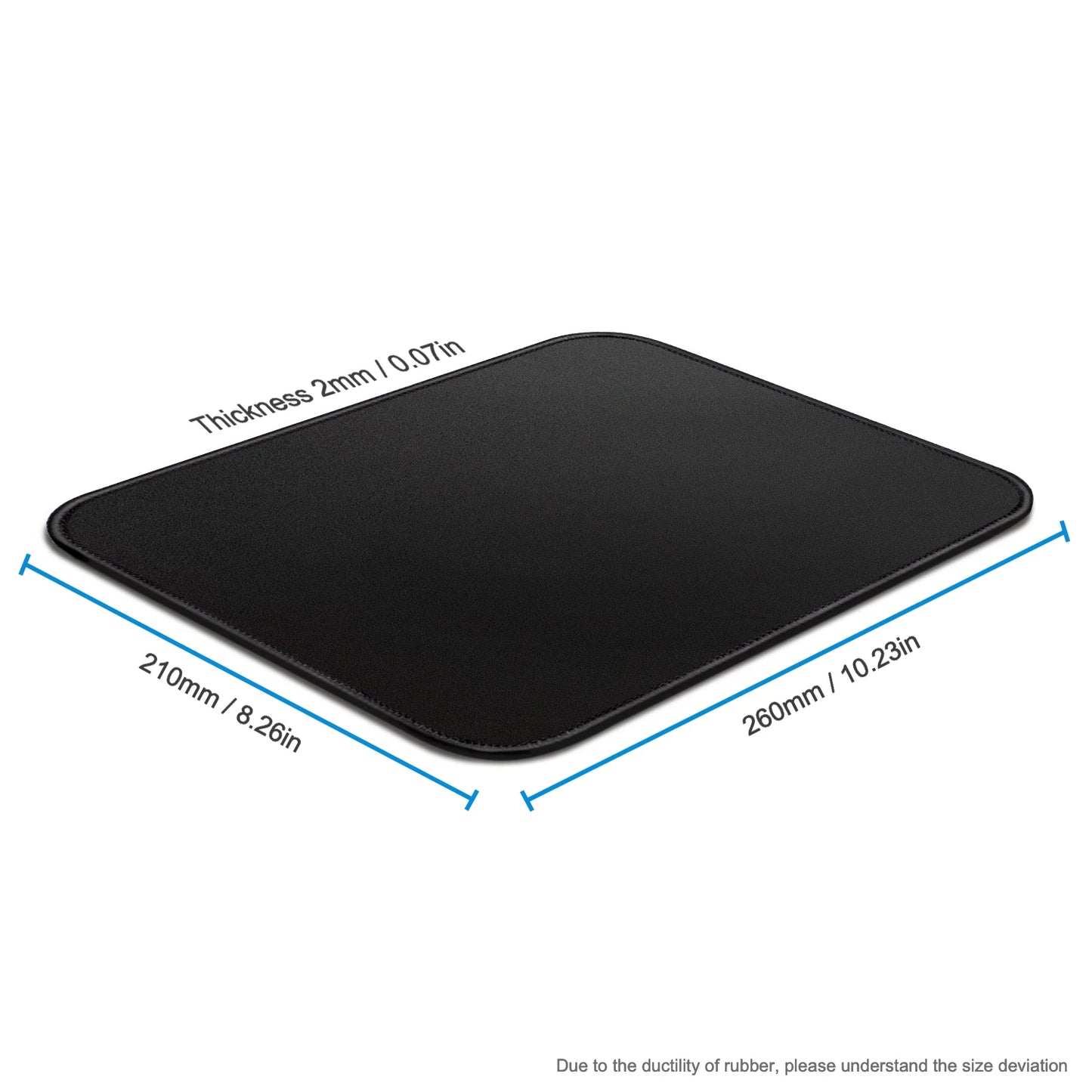 EXCO Mouse Pad with Stitched Edge Gaming Mousepad Small Non-Slip Rubber Base Washable Portable for Office Home Computer Laptop