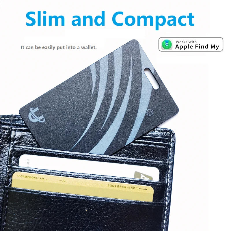 Smart wallet tracking card wireless charging GPS locator UltraSlim Antilost card