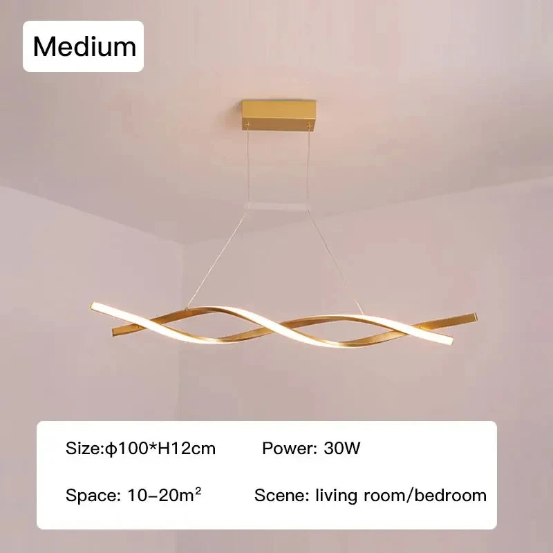 Modern glass home decor led lights pendant, lamps for living room Chandeliers M3