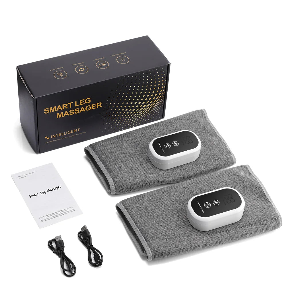 Smart Leg Massage Vibration Leg Air Compression Massager Wireless Electric Air Compress Full Cover Leg Air Pressure Massage