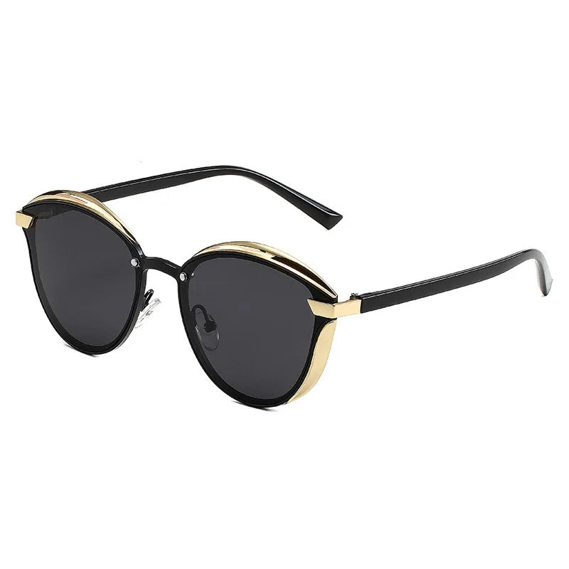 Classic Retro Butterfly Sunglasses with A Unisex Metal Frame Suitable for Driving Hiking and Parties Perfect for Gifting