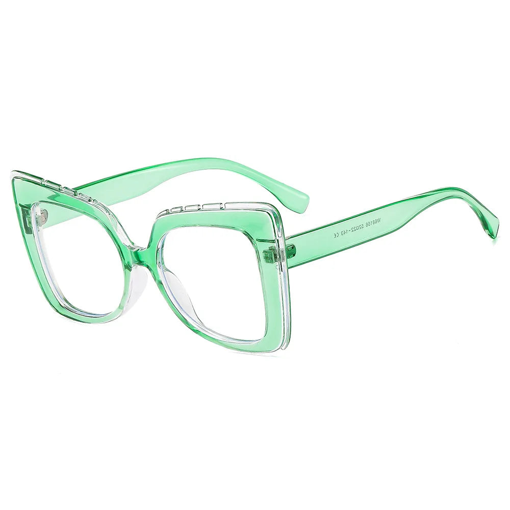 JNPCXI New Square Anti Blue Light Glasses Frame Women Men Eyewear Optical Computer Eyeglasses Frames Fake Eyeglass Eyewear